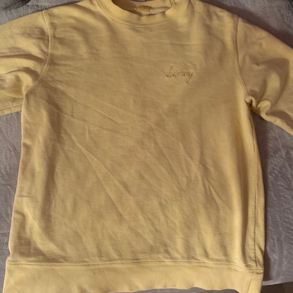 yellow “honey” crewneck - Picture 2 of 3
